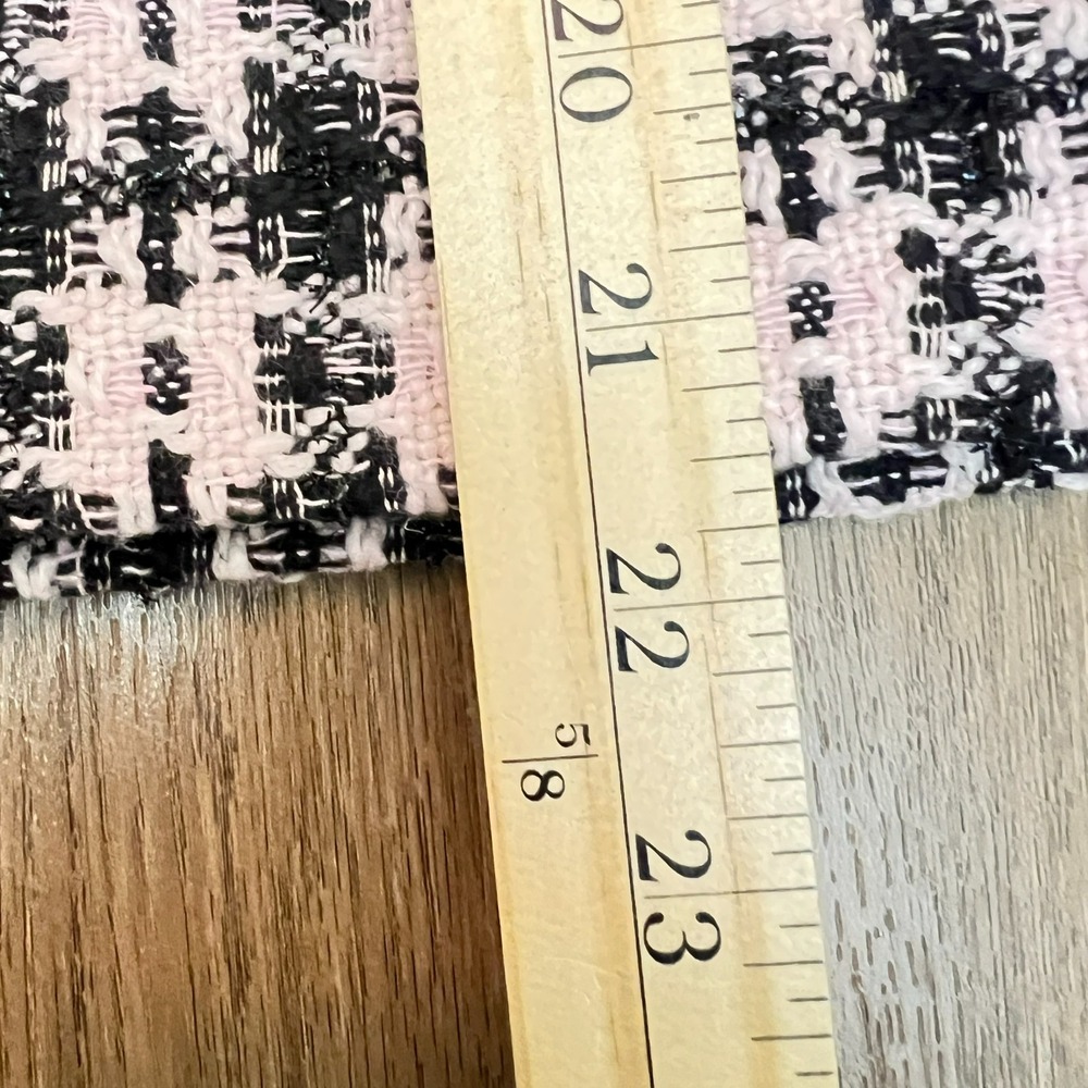 Tahari Arthur S. Levine Tweed Look Skirt Suit Jacket 8 Pencil Skirt 6 Pink Black - Picture 12 of 14